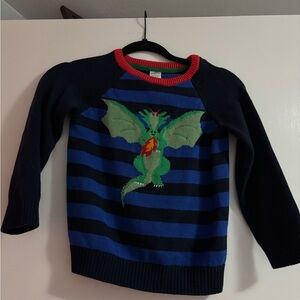Gymboree Red and Blue Striped Sweater